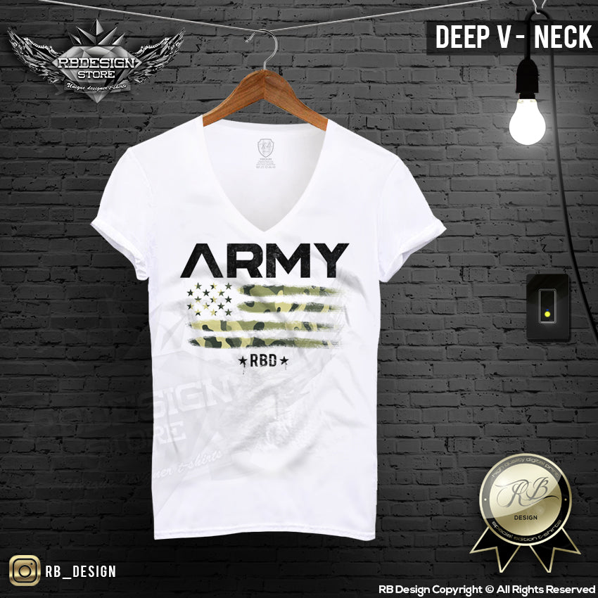 mens deep v neck graphic tee
