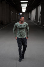 Mens Long Sleeve T-shirt "ARMY" MD711