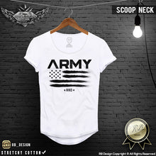 Men's T-shirt Army Warrior Fashion Graphic Tee MD711