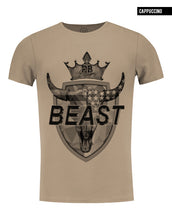 beige short sleeve luxury mens t shirt