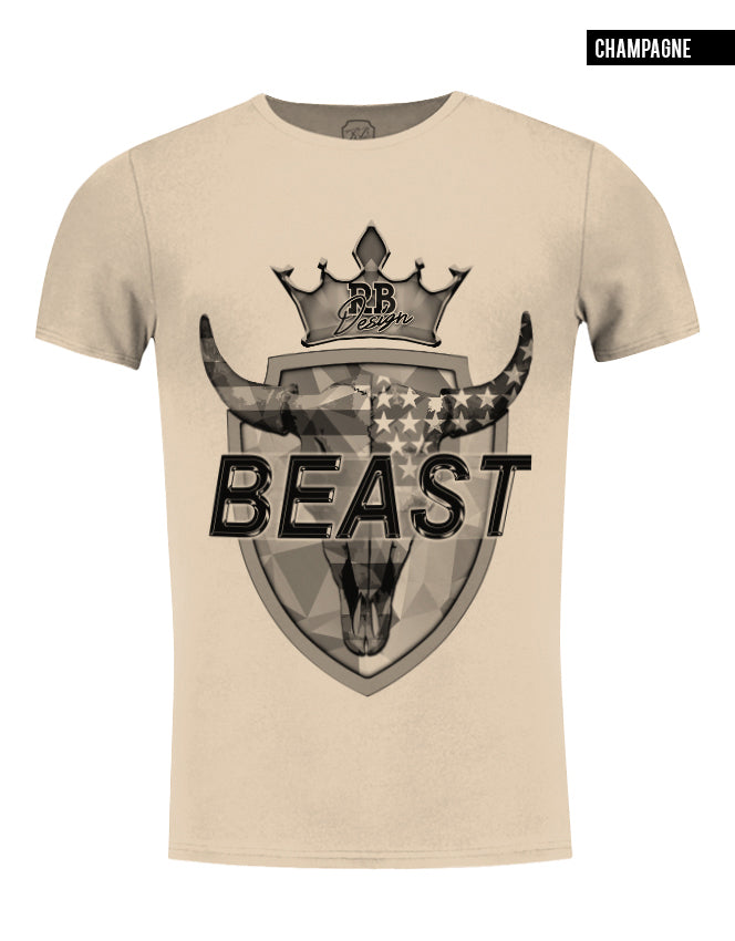 beige luxury mens t shirt