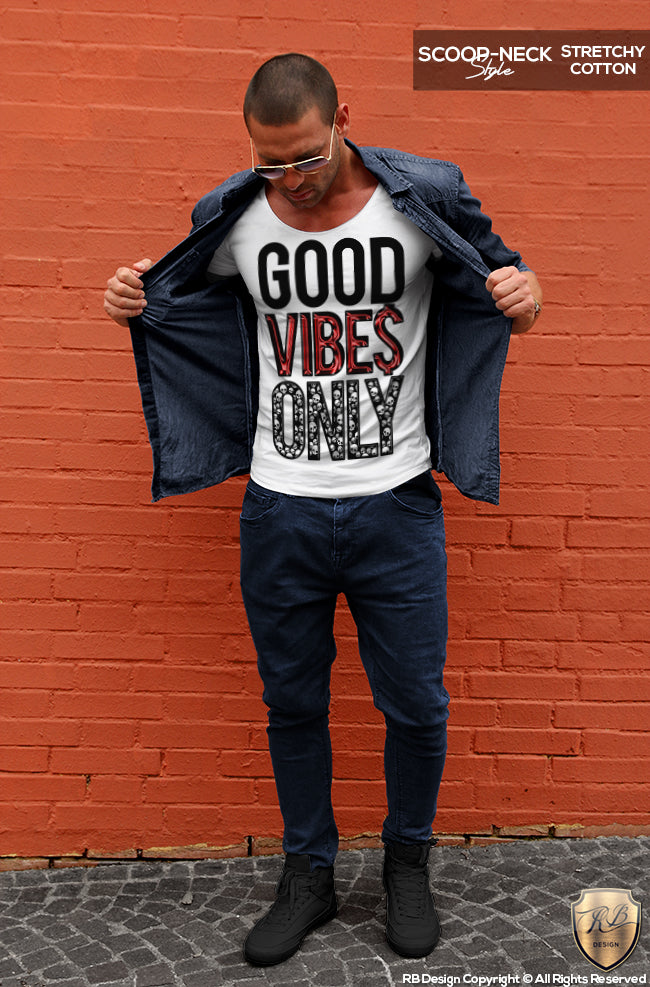 good vibes tees mens festival outfits