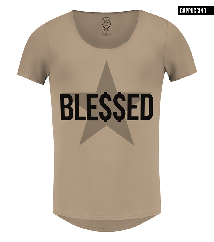 Men's Blessed T-shirt Millionaire Graphic Top / Color Option / MD744
