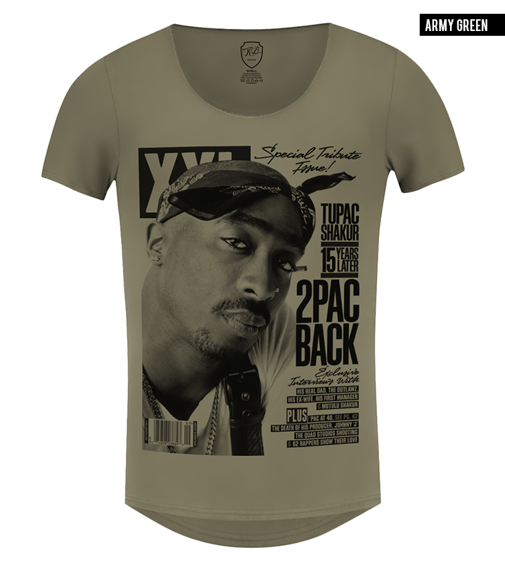 mens t shirt 2pac hip hop rapper