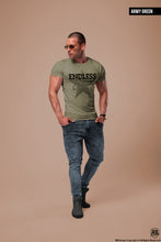 Men's Stylish Casual T-shirt "Endless Youth" Scoop Crew Neck / Color Option / MD750