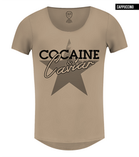 cocaine mens t-shirt Scoop neck