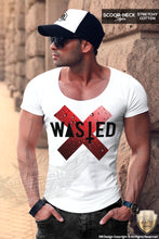 Mens Cross T-shirt Wasted Youth RB Design Inverted Cross Tee Shirts MD757