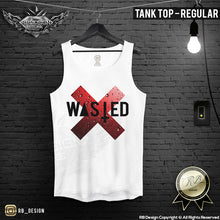 wasted cross tank top gym