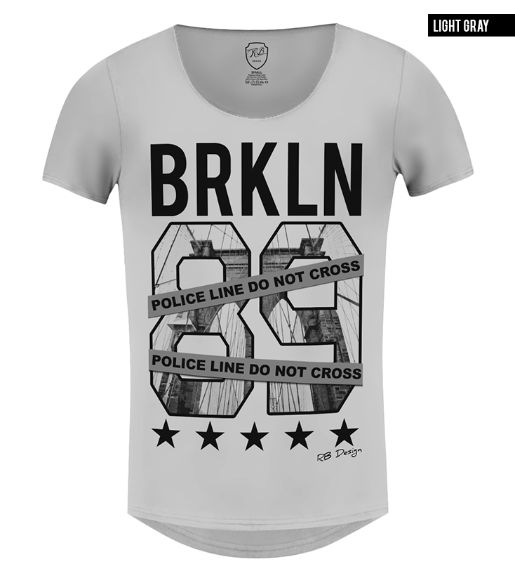 brooklyn scoop neck slim fit t-shirt