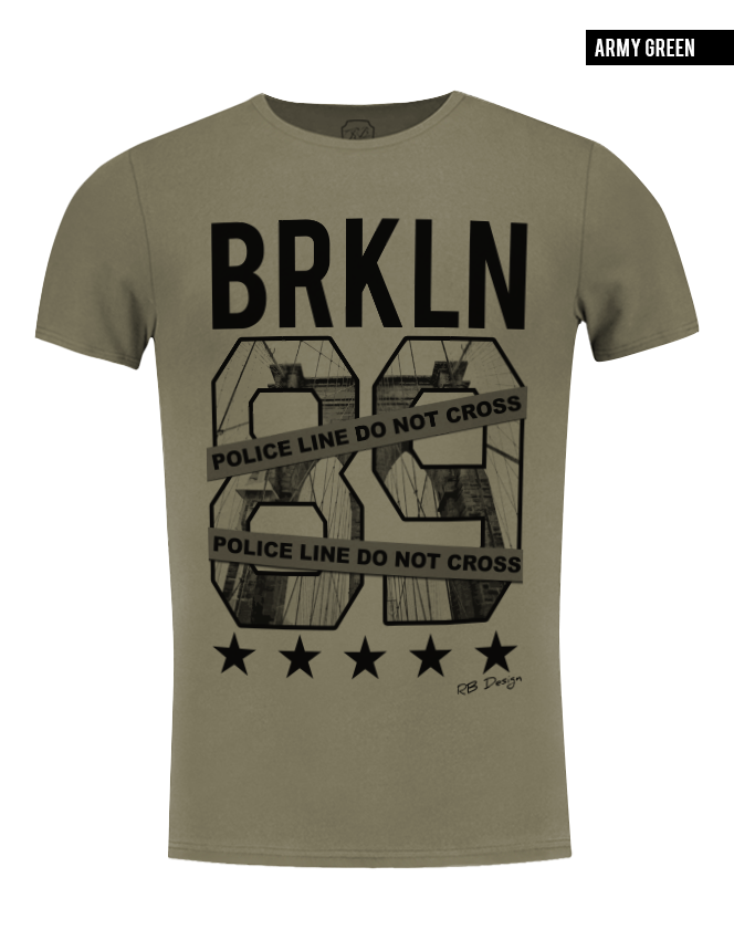 khaki mens t shirt crew neck