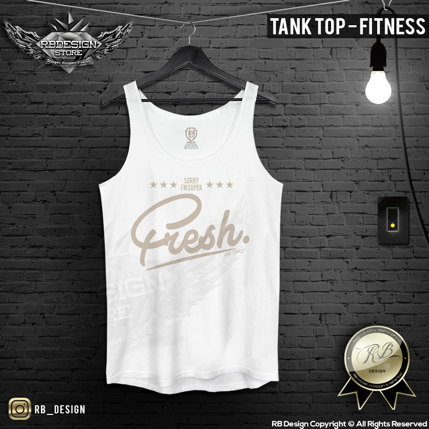 mens super fresh fitness tank top