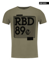 mens khaki t-shirt rb design