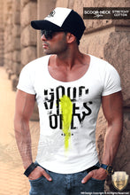 designer graphic muscle fit t shirts