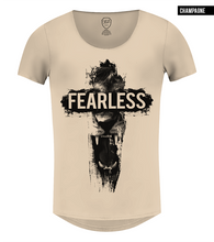 beige slim fit mens scoop neck t-shirt