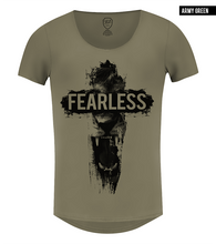 khaki mens lion t-shirt
