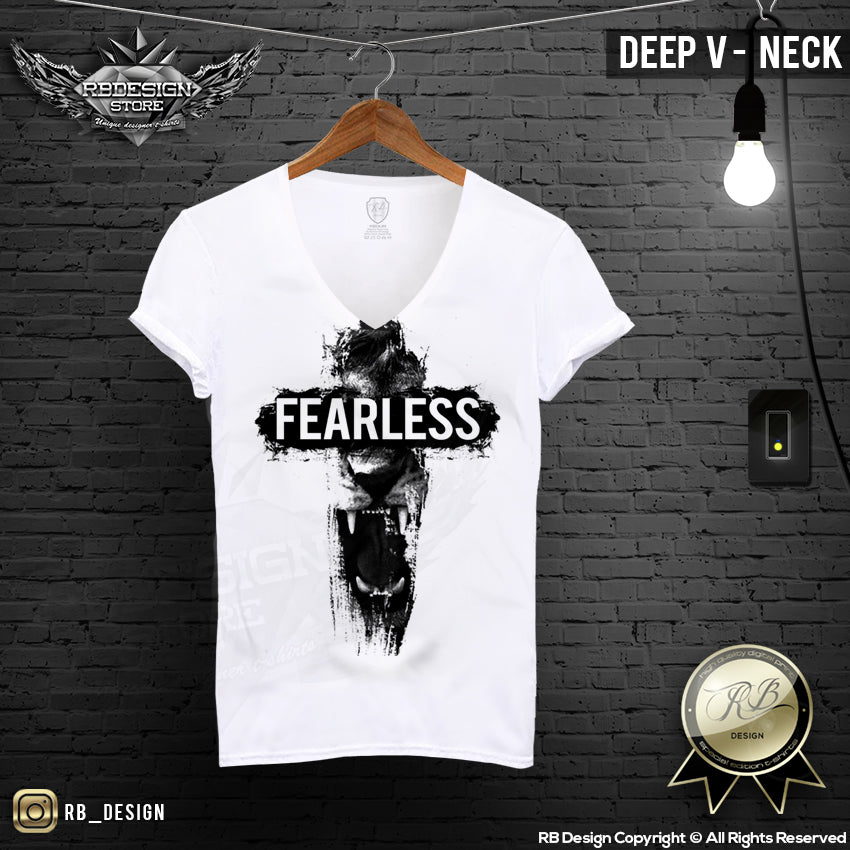 white branded lion mens t-shirt