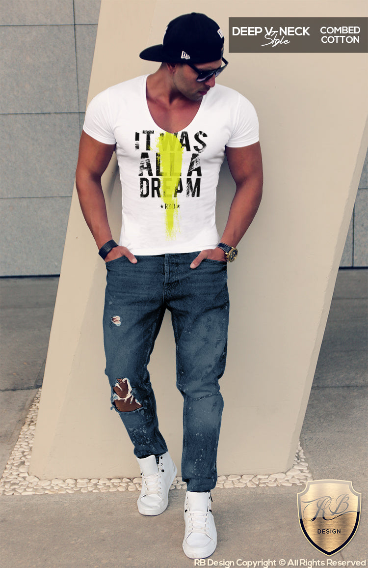 deep v neck notorious t shirt