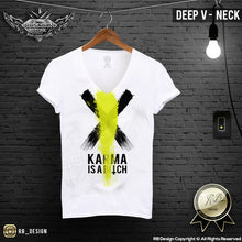 deep v neck t-shirt