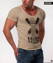 Men's Funny Slogan T-shirt "Karma is a B*tch"Khaki Gray Beige Tees / Color Option / MD808