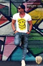 mens emoji t-shirts happy smile face tee