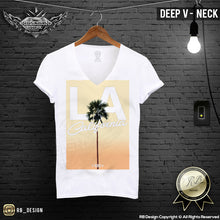 summer LA palm tree t-shirt