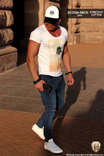 mens summer beach t-shirt muscle fit