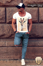 cool graphic giraffe mens tees
