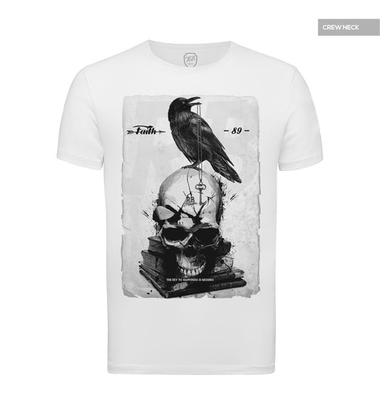Creepy Style Men's Skull T-shirt "Missing Key" MD845