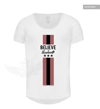 Mens Casual White T-shirt "Believe in Yourself" MD856
