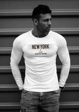 Mens Long Sleeve T-shirt "New York Advisory" MD866