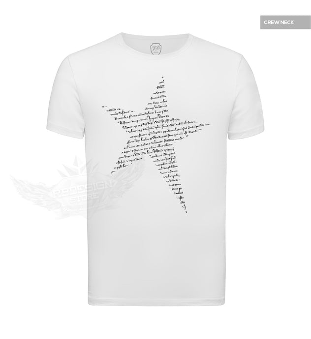 Men's Casual White T-shirt MD867