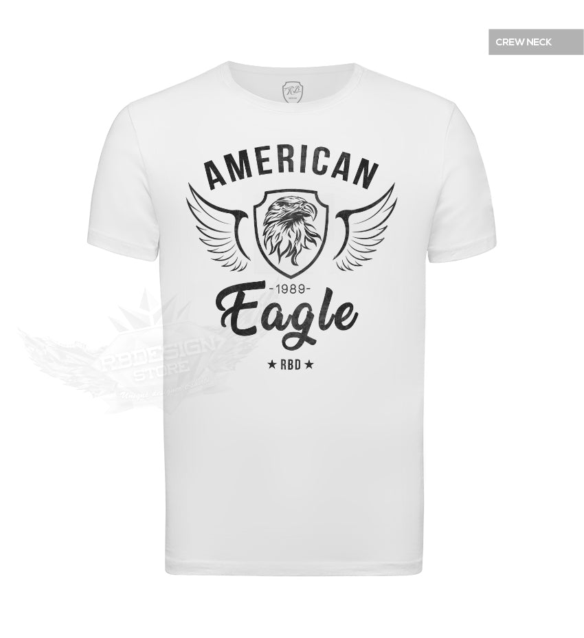 American Eagle Mens White T-shirt RBD Street Style Tees MD872