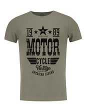 army green t-shirt
