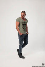 Vintage Style Motorcycle Men's T-shirt Gray Beige Khaki / Color Option / MD875