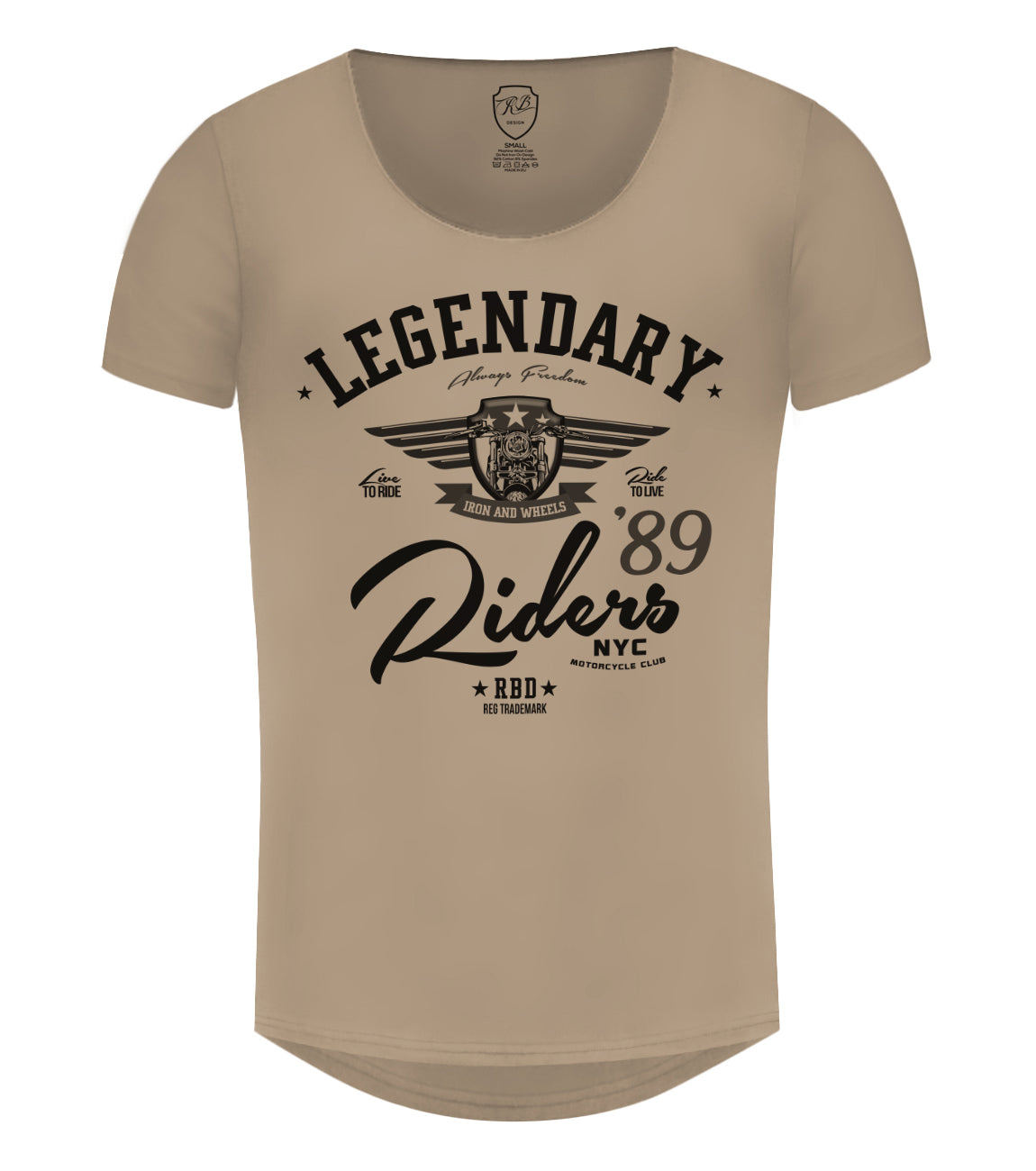 rb design motorcycle t-shirt