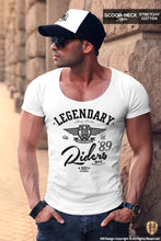 scoop neck t-shirt motorcycle t-shirt