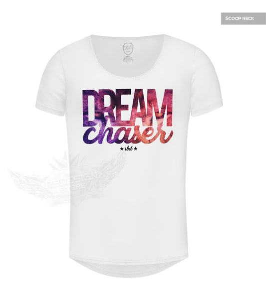 designer t-shirt scoop neck