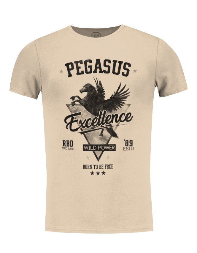 beige rb design t-shirt