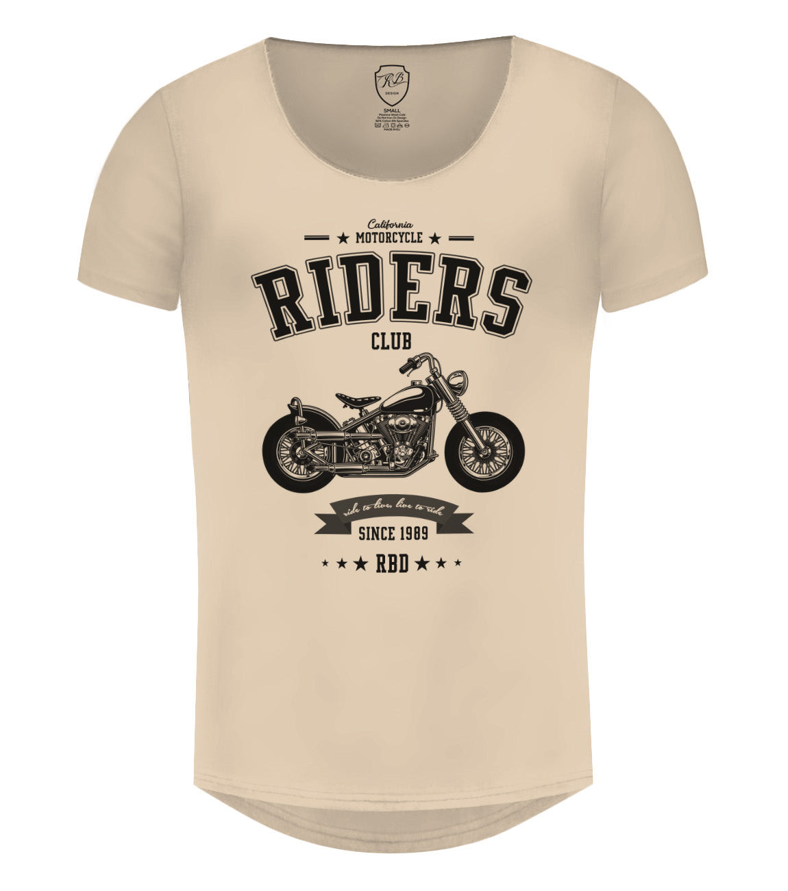 Men's Vintage Motorcycle Graphic T-shirt / Color Option / MD881