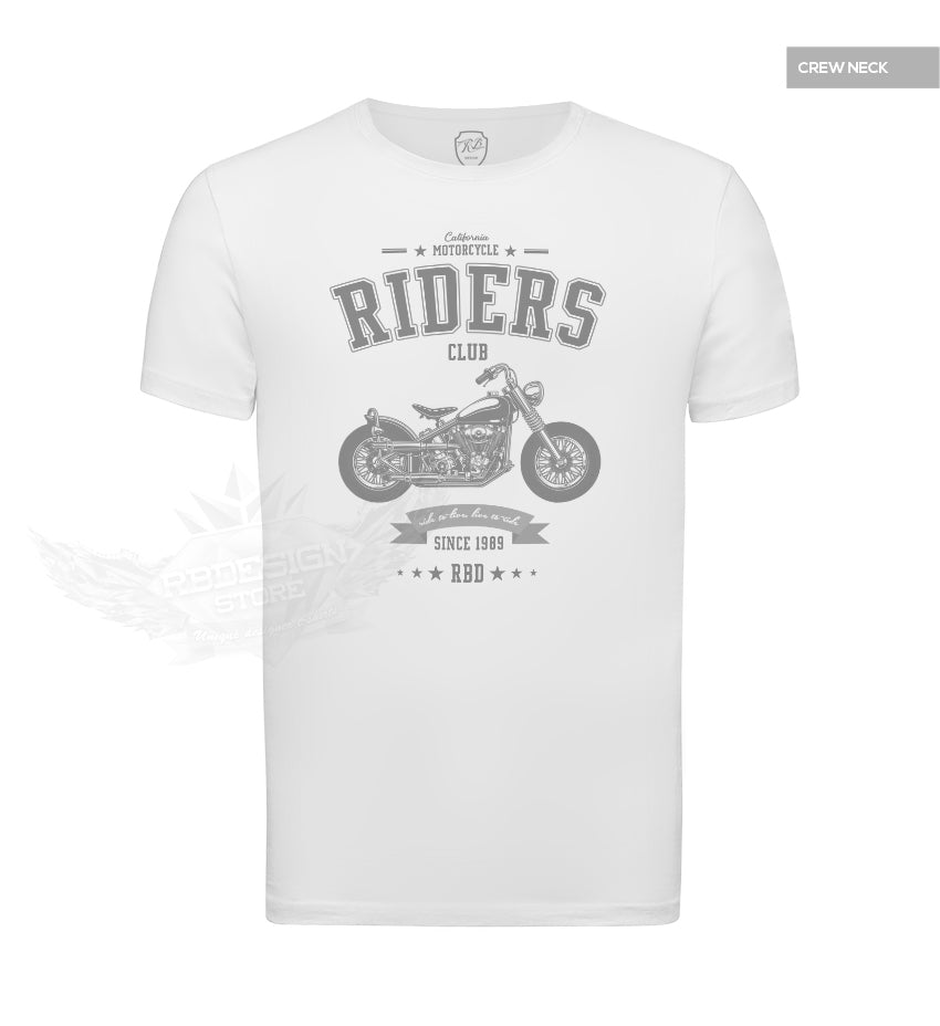 California Motorcycle Riders Casual Mens Graphic T-shirt MD881 Gray