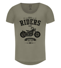 motorcycle mens t-shirt Khaki green
