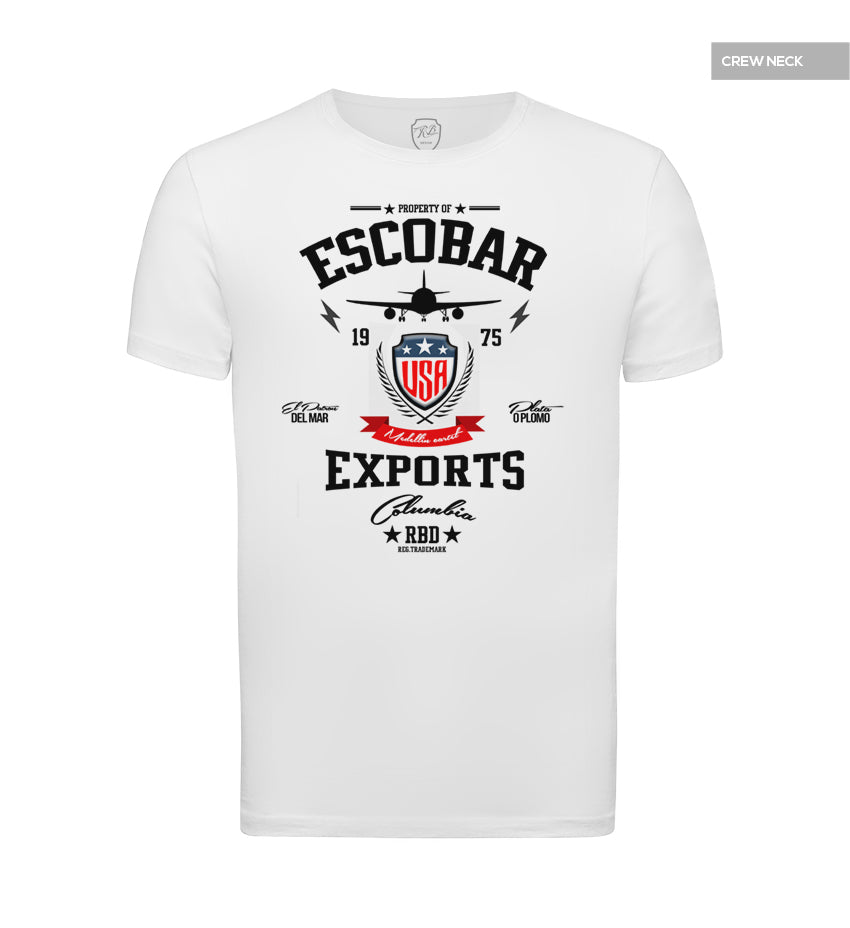 Stylish Men's Graphic T-shirt Property of Escobar Exports MD884