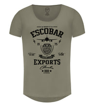 scoop neck escobar graphic t-shirt