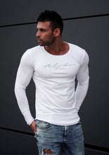Mens Long Sleeve T-shirt "Alpha" Gray MD885