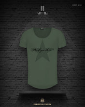 Scoop Neck  Men's T-shirt "Alpha"MD885