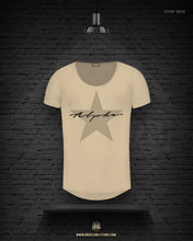 Scoop Neck  Men's T-shirt "Alpha" Star MD885