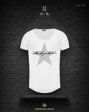 Scoop Neck  Men's T-shirt "Alpha"MD885