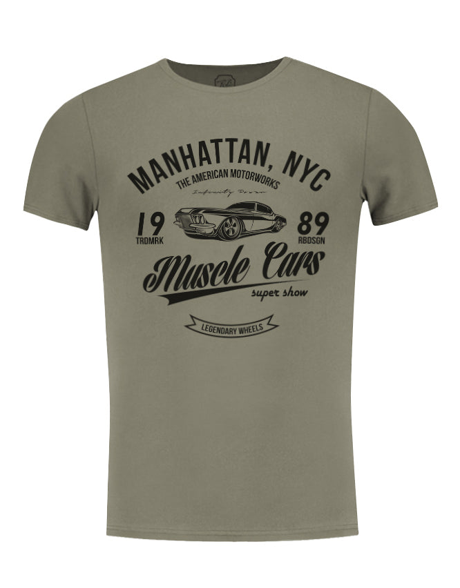 American Muscle Cars Super Show Graphic T-shirt Slim Fit / Color Option / MD886