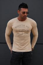 Mens Long Sleeve T-shirt Muscle Car MD886