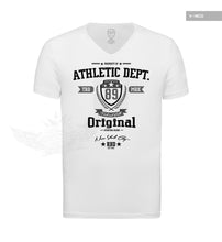 Men's Designer White T-shirt Property of RBD Athletic Dept. MD888BL